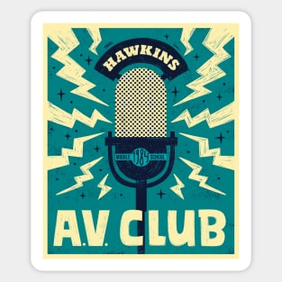 Hawkins Middle School AV Club '84 Sticker